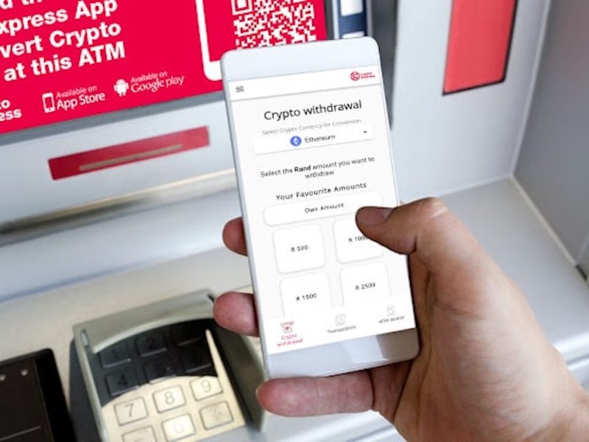 South Africans can now withdraw cryptocurrency as cash at designated ATMS