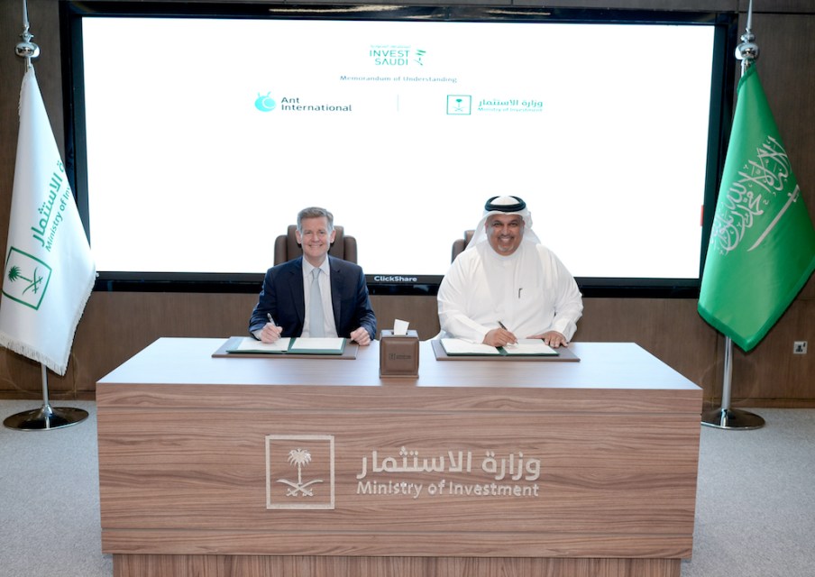 Chinese fintech giant Ant expands into Saudi Arabia.