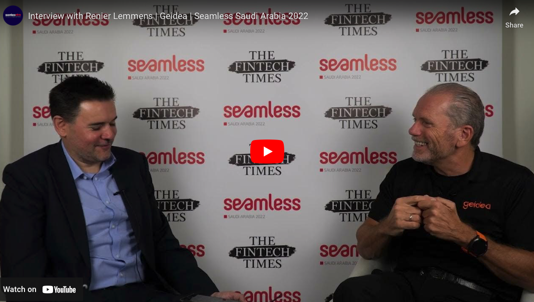Interview with Renier Lemmens | Geidea | Seamless Saudi Arabia 2022